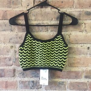 NWT Zara knitted cropped tank top